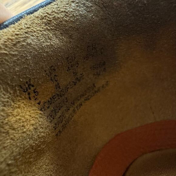 Clarks Unstructured size 10 Un Loop blue leather loafers slip on comfort - Picture 8 of 11